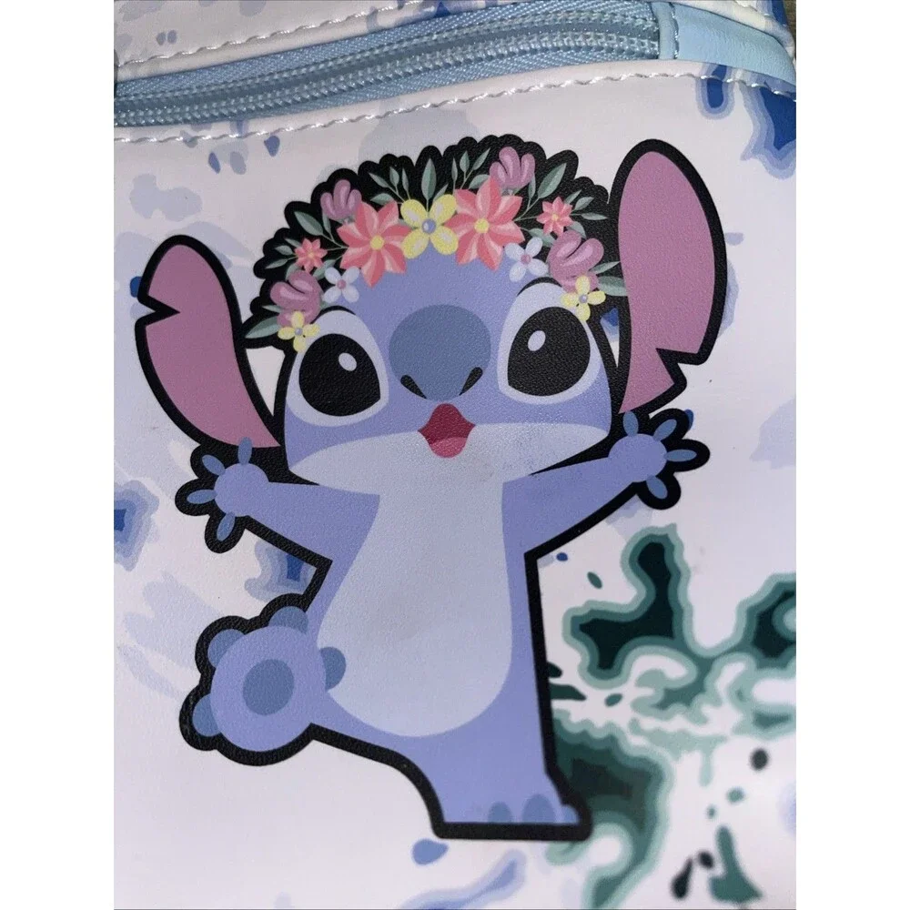 Loungefly Disney Lilo Tie Dye Hawaiian Lei Crossbody Bag 8x7”